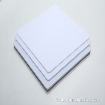 Feuille de polycarbonate de diffuseur de lumière de résistance UV blanc